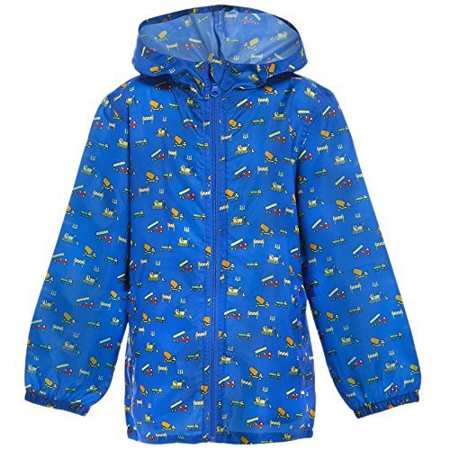 Children Boys Girls Rain Outdoorraincoat Festival Showerproof Rain Coat Fishtail Festival Parka Hooded Lightweight Shower Proof Jacket
