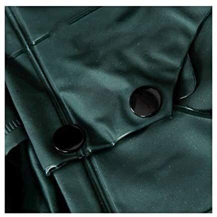 Raincoat Rain Pants Suit Split Waterproof Double Raincoat Suit Unisex, Dark Green, One Size (Color: Dark green, Size: XXL) Lili (Color: Dark Green, Size: Xx