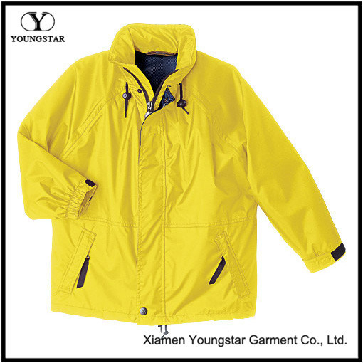 XXL Yellow Rain Waterproof Jacket for Cycling