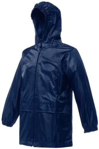 Kids Stormbreak Waterproof Jacket Taped Seams Coat Navy