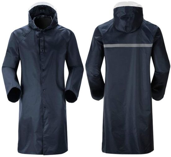 Waterproof Raincoat Raincoat Long Adult Momen Men Raincoat Outdoor Hiking Long Rain Coat Waterproof Rain Poncho with Zipper Windbreaker
