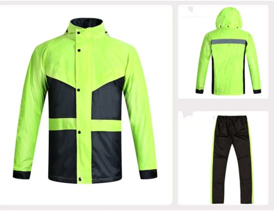 Multifunctional Raincoat Go to Camping Hiking Windproof, Reflective Raincoat as Bicycle Poncho and Outdoor Clothing for Festival, Fishing and Hiking