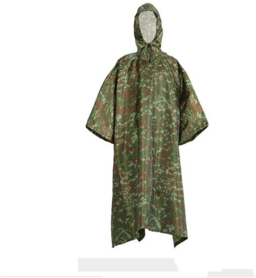 Multifunction Raincoat Poncho Cover Tent Hiking Rainwear Outdoor Camp Rain Coat Raincoats-Camouflage_One_Size_United_Statesrain Poncho for Adults