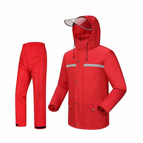Raincoat Rain Pants Suit Split Raincoat Camping Equipment Waterproof Reflective Poncho Foldable,Waterproof Jacket/Pants Set Adult Windproof Coat/Pants Set Rainc