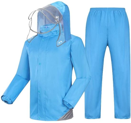 Raincoat Waterproof Jacket Raincoat Windproof Rain Pants Suit Work Camping Fishing Mountaineering Hiking Lightweight Sport Coats Trousers Suit Male and Female