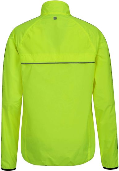 Mountain Warehouse Packaway Lightweight Womens Running Jacket - Water Resistant Ladies Rain Coat, High Vis - Best for Sports, Gym, Camping, Hiking, Outdoors
