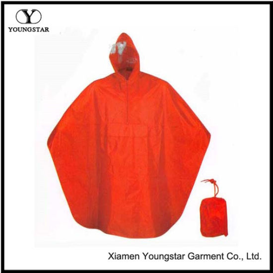 Promotional Waterproof PVC Rain Poncho for Motorcycle