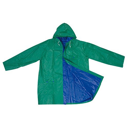 Bicolour Reversible Raincoat Waterproof Rain Coat PVC Jacket Rainproof Raincoats