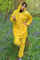 Waterproof PVC Rain Suit Yellow Raincoats Rain Jackets Overalls