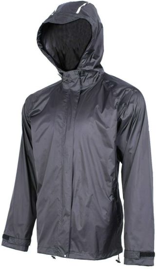 Men′s Cycling Rain Jacket Waterproof Windproof Raincoat with Reflective Tape Bicycle Outdoor Leisure Jacket Men Women Unisex Black M-4XL